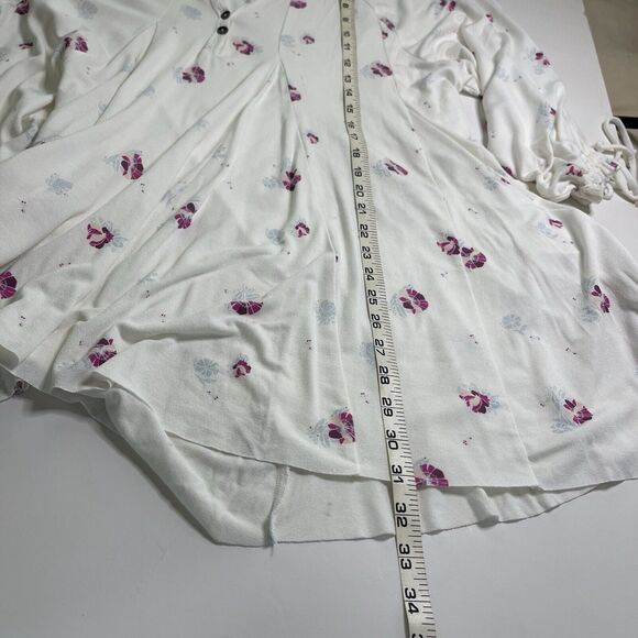 Free People Winter Sun Printed‎ Tunic Mini Dress Women Size Small Oversized Boho - Picture 16 of 16